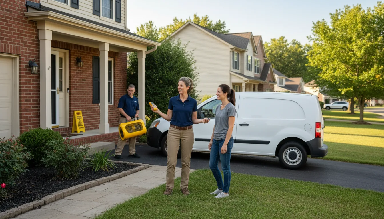 Water restoration image for Home Water Damage Repair in Pavilion, NY